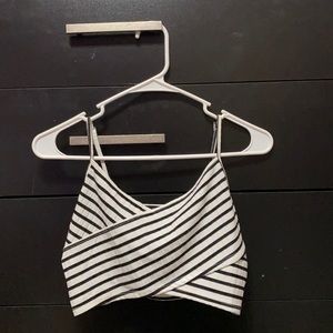 Striped crop top